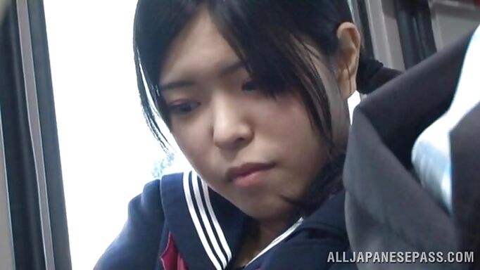 Innocent Schoolgirl Has A Shameful Bus Ride Innocent Schoolgirl Has A Shameful Bus Ride