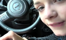 Horny Elsa Jean Sucks And Gets Dicked In Car Pov