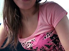 Brunette Amateur Babe Bangs In The Car In Public Places Brunette Amateur Babe Bangs In The Car In Public Places