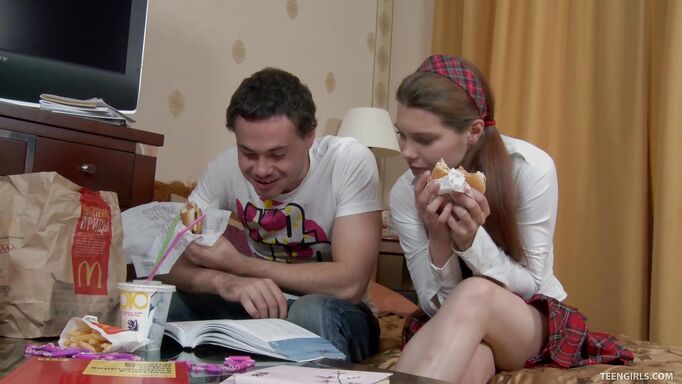 Russian Schoolgirl Getting Her Nipples Sucked Russian Schoolgirl Getting Her Nipples Sucked