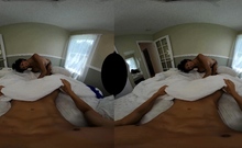 Huge Tit Black Slut Gives Interracial Blowjob On Amateur Pov