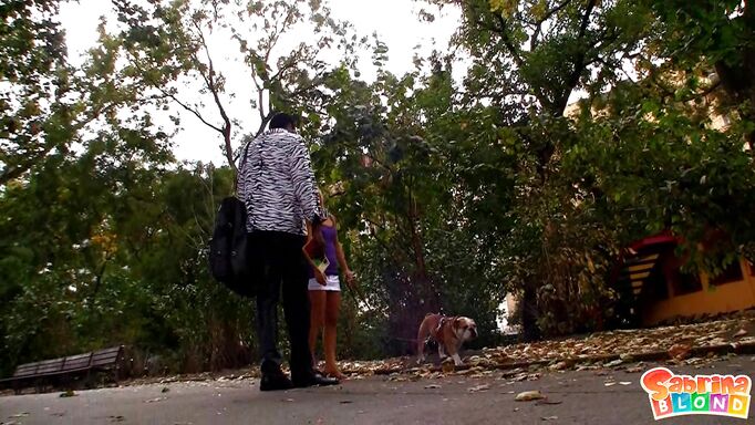 Blonde Beauty Gets Picked Up To Suck Black Cock Blonde Beauty Gets Picked Up To Suck Black Cock