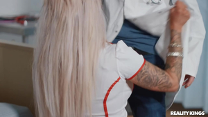 Big Breasted Bimbo Nurse Screwed By A Docotor