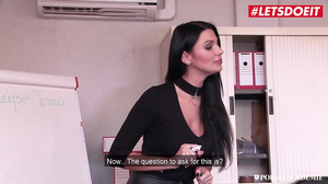 Hot Teacher Fucks Her Student And Boss In MFM Threesome Clip Letsdoeit Hot Teacher Fucks Her Student And Boss In MFM Threesome Clip Letsdoeit