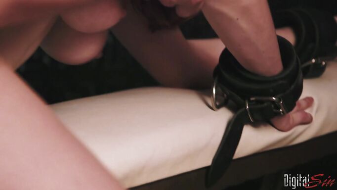 Handcuffed Penny Gets Driven By Richie's Cock Handcuffed Penny Gets Driven By Richie's Cock