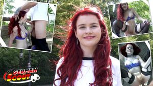 GERMAN SCOUT Redhead Football Fan Mia May Pickup For Public Anal Fuck At Public Viewing GERMAN SCOUT Redhead Football Fan Mia May Pickup For Public Anal Fuck At Public Viewing