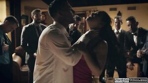 Busty Latina Escort Is Fucked In Public