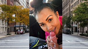 Public POV Blowjob By Busty Asian MILF Public POV Blowjob By Busty Asian MILF