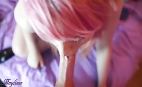 Cute Pinky Sucks His Dick Hard Cute Pinky Sucks His Dick Hard