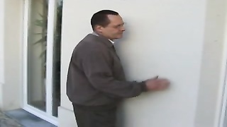 FRENCH Ancient Fellow AND Teenage Assfuck For French Brunette