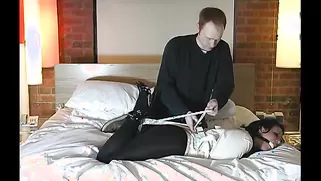 Man Breaks Into A Sleeping Room And Ties A MILF Down Man Breaks Into A Sleeping Room And Ties A MILF Down