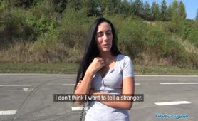 Public Agent Mature Brunette With Natural Tits Fucked Outdoor