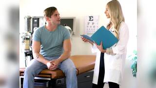 Hot Blonde Doctor Emma Hix Finds A Patient Jerking Off In Her Office Hot Blonde Doctor Emma Hix Finds A Patient Jerking Off In Her Office