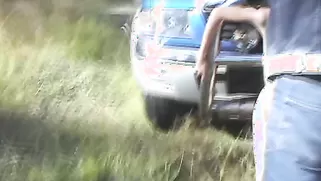 Redhead Sex Doll With Big Boobs Tied To A Car Redhead Sex Doll With Big Boobs Tied To A Car