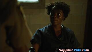 Tattooed Lady Eats Lesbo Police Officer In The Office Tattooed Lady Eats Lesbo Police Officer In The Office