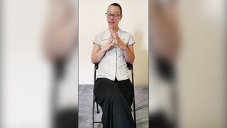 Sex Therapy With A Hot And Fit French Nerdy Beauty Solo Female In French