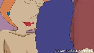 Lesbo Comics Marge Simpson And Lois Griffin Lesbo Comics Marge Simpson And Lois Griffin