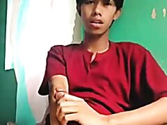 Asian Teen Twink Jerking Cumshot