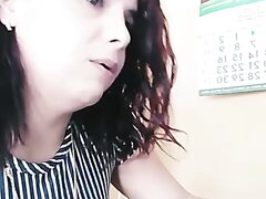 Sexy Latina Teacher Show His Ass Part 1