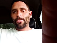 Uncut Bearded Dad Jerks Off His Cock In The Car Uncut Bearded Dad Jerks Off His Cock In The Car