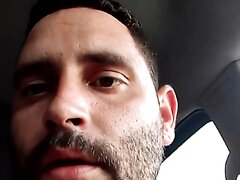 Uncut Bearded Dad Jerks Off His Cock In The Car Uncut Bearded Dad Jerks Off His Cock In The Car