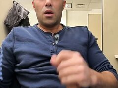 Jock Working In The Office, Jerking His Cock & Cumming Jock Working In The Office, Jerking His Cock & Cumming