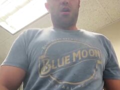 Jock Working In The Office, Jerking His Cock & Cumming Jock Working In The Office, Jerking His Cock & Cumming