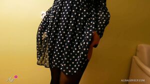 Alisa Lovely Fucked Standing Girl In Stockings And Cum In Panties POV Alisa Lovely Fucked Standing Girl In Stockings And Cum In Panties POV