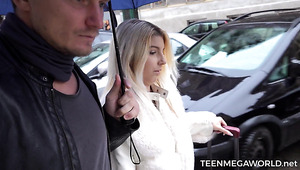 Sexy Blonde Cutie With Nice Round Tits Gets Fucked In Different Positions By Her New Boyfriend With Big Dick