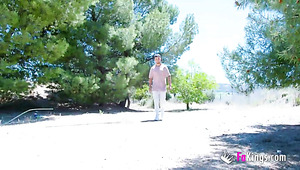 Passionate Teen Sex Outdoors