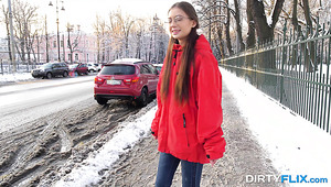 Frozen Teen In Glasses Selena Is Warmed Up With Hardcore Analfuck Frozen Teen In Glasses Selena Is Warmed Up With Hardcore Analfuck
