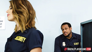 Horny Office Security Chick Adriana Chechik Is Pounded Doggy Really Hard