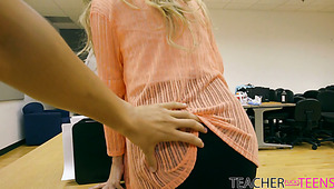 Nerdy Office Secretary Pristine Edge Is Nailed Mish On The Table Nerdy Office Secretary Pristine Edge Is Nailed Mish On The Table