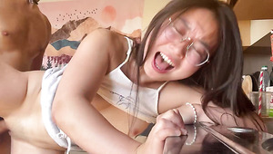 Cute Asian Fucks While Standing On A Cam Real Japanese Amateur Uncensored