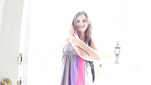 Sexy German Teen Tames Huge White Cock At Casting Audition