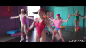 Lesbian Group At Yoga Classes Lesbian Group At Yoga Classes