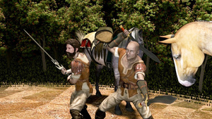 Medieval Transformation 3D Cartoon