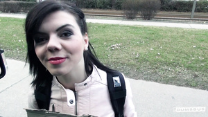 Young Brunette Has Interracial Car Quickie With Big Black Dick