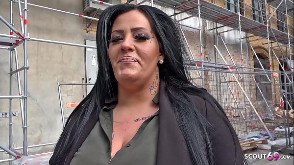 GERMAN SCOUT BBW Teen Ashley Bei Strassen Casting Gefickt