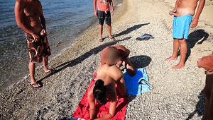 AlexandraWett Takes It Up The Ass During Public Beach Fuck