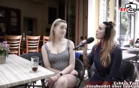 German Newbie And Stranger Get Interviewed After Having Sex German Newbie And Stranger Get Interviewed After Having Sex