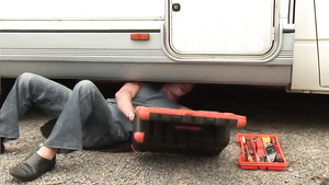 French Whore Gang Screwed Outside