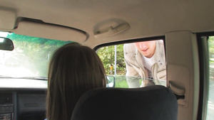 Russian 3Some In The Car Very Hot