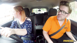 Voluptuous Redhead Harley Morgan Fucks In Car