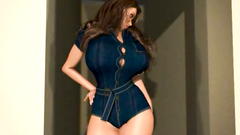 3D Whore With Big Round Butt