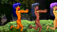 Young Sexy Cartoon Teen Girls | Secret Of Green Tentacles