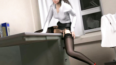 Sexy 3D Babe In Lingerie Fucks With Her Boss In Office Sexy 3D Babe In Lingerie Fucks With Her Boss In Office