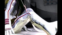 Sex In The Spaceship With A Yummy Brunette Tentacles Really Enjoy Fucking Her