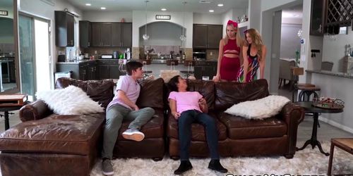 Popular Girls Macy Meadows And Madison Summer Get Demolished By Jealous Stepbrothers Popular Girls Macy Meadows And Madison Summer Get Demolished By Jealous Stepbrothers