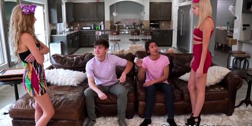 Popular Girls Macy Meadows And Madison Summer Get Demolished By Jealous Stepbrothers Popular Girls Macy Meadows And Madison Summer Get Demolished By Jealous Stepbrothers